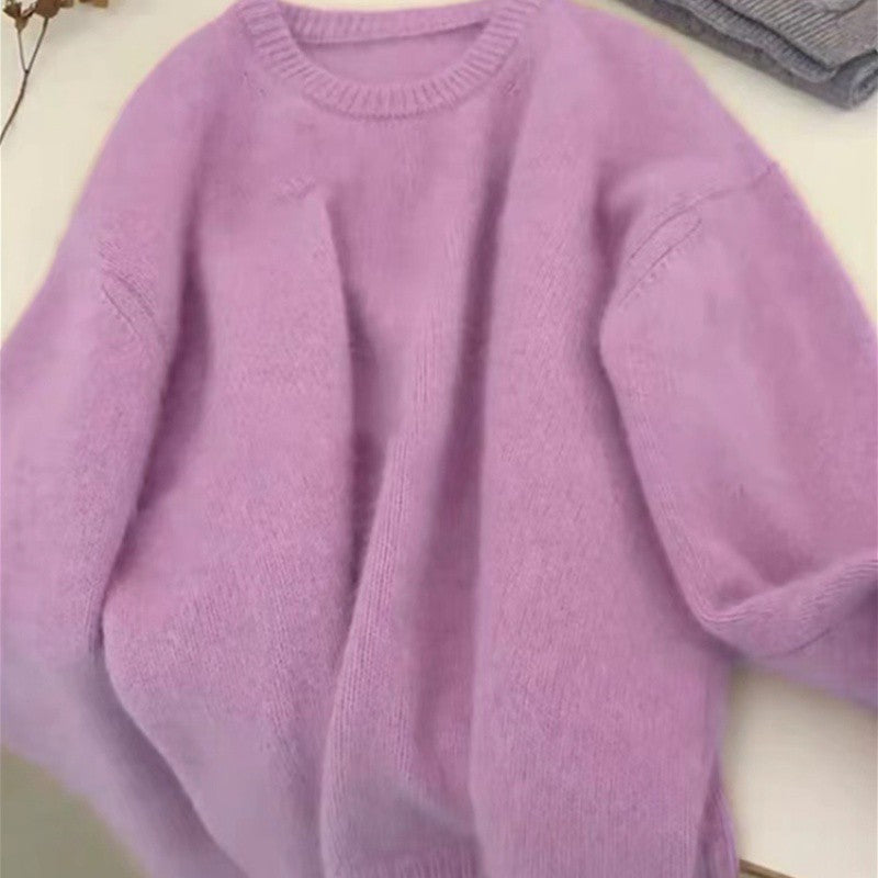 Damer Cozy Genser laget av fin strikkeblanding Skjora