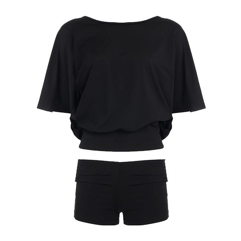 Damer Sporty topp og shorts-sett Skjora