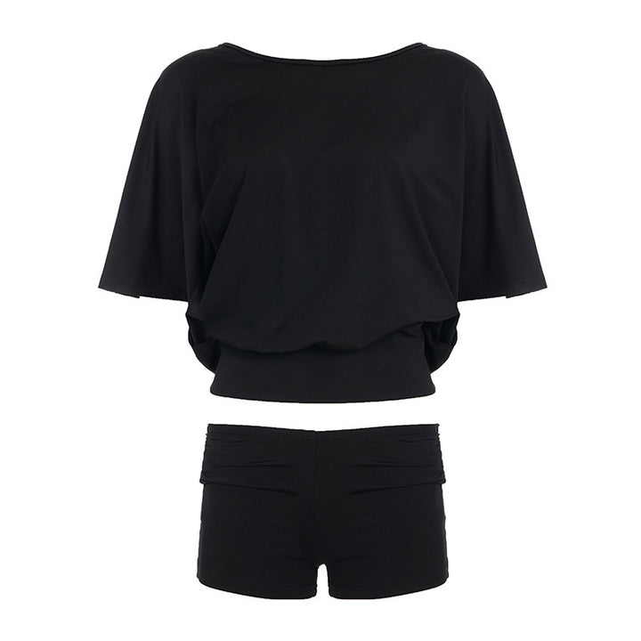 Damer Sporty topp og shorts-sett Skjora