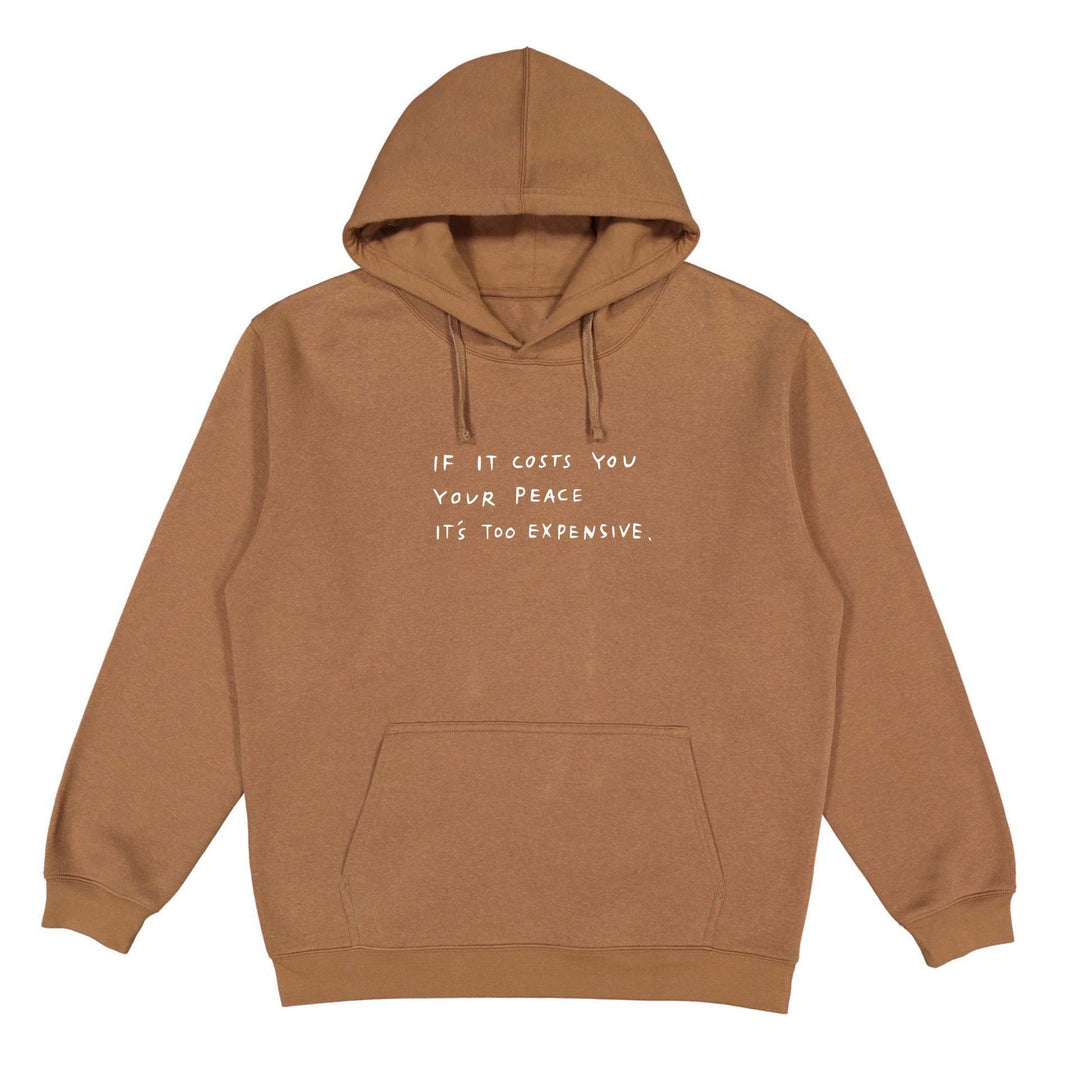 Dame hoodie med inspirerende motiv Skjora