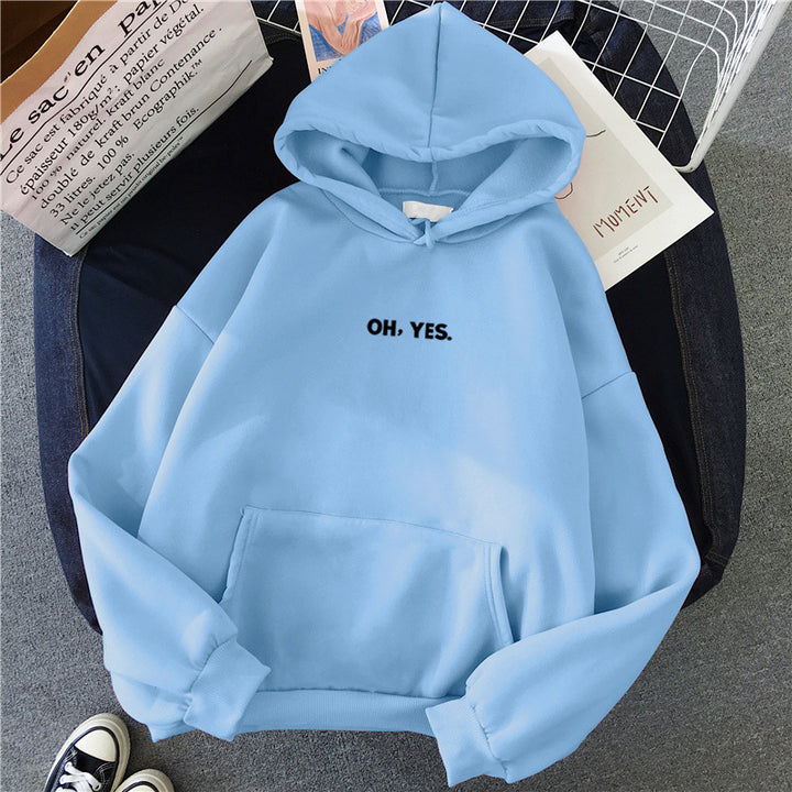 Kvinne Cozy Hoodie med Casual Print Skjora