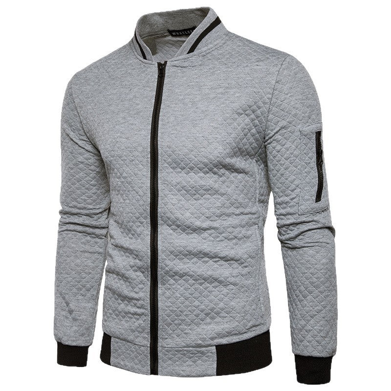 Men's sports jacket with stand-up collar and functional zip pockets Skjora