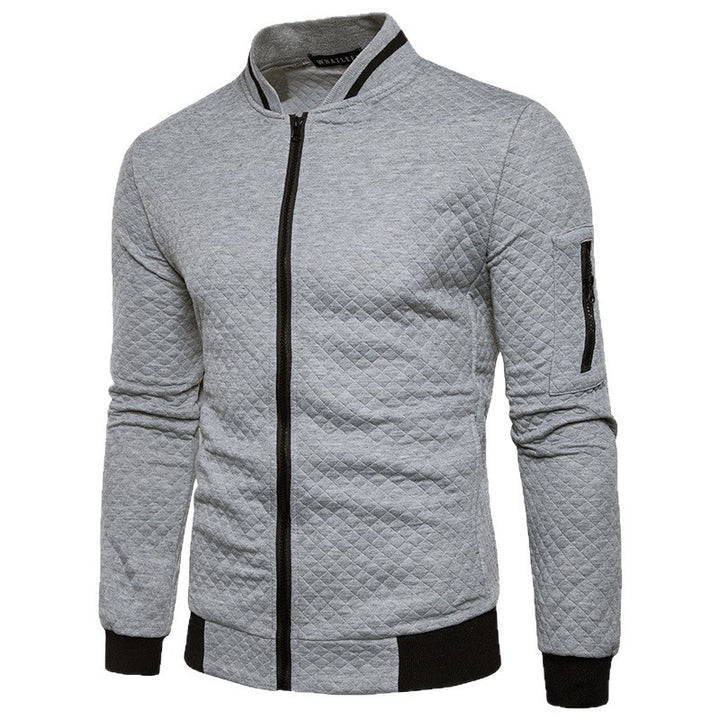 Men's sports jacket with stand-up collar and functional zip pockets Skjora