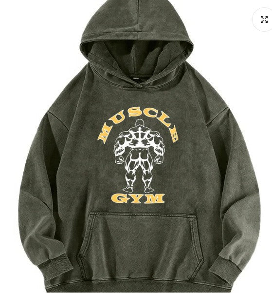 Dame hoodie med inspirerende treningsmotiv Skjora