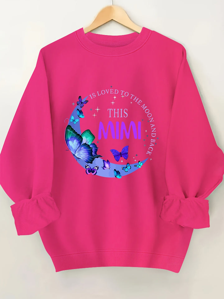 Kvinnens grafiske sweatshirt Skjora
