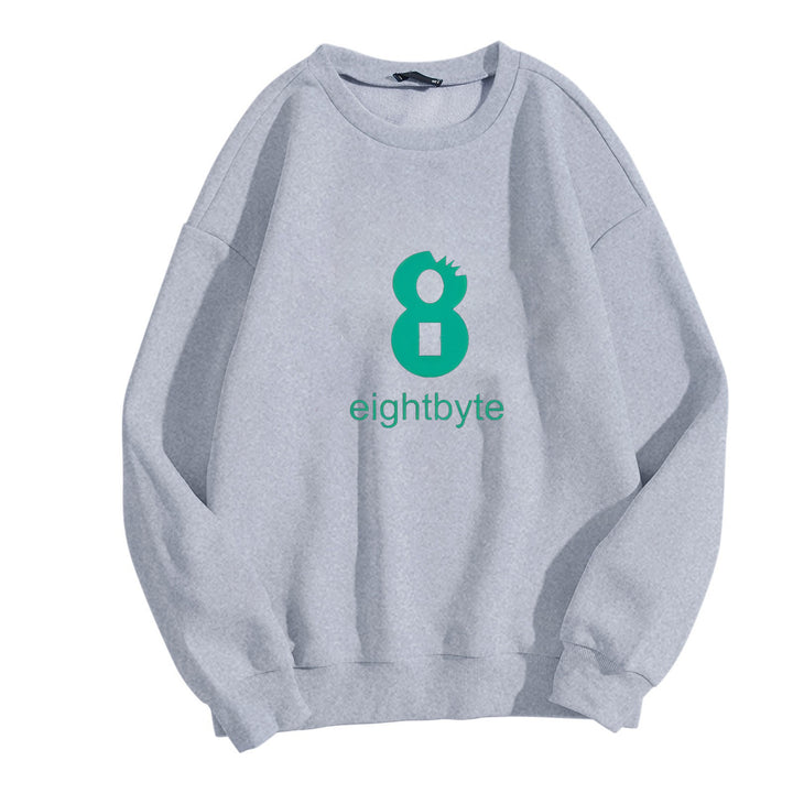Damer koselig sweatshirt med moderne trykk Skjora