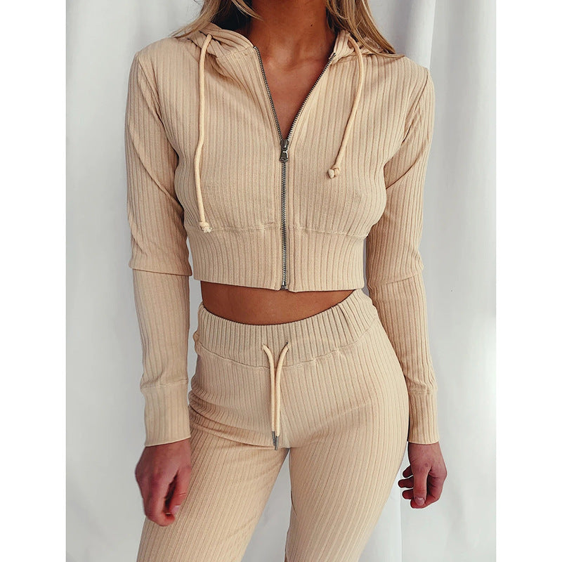 Damer Sporty Crop Top og Skjora Leggings