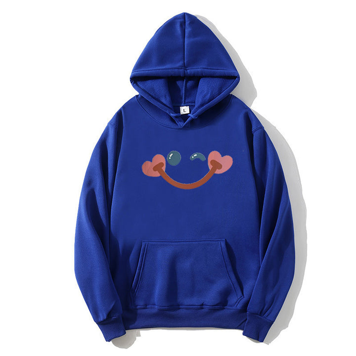 Dame hettegenser med glad smiley-design Skjora