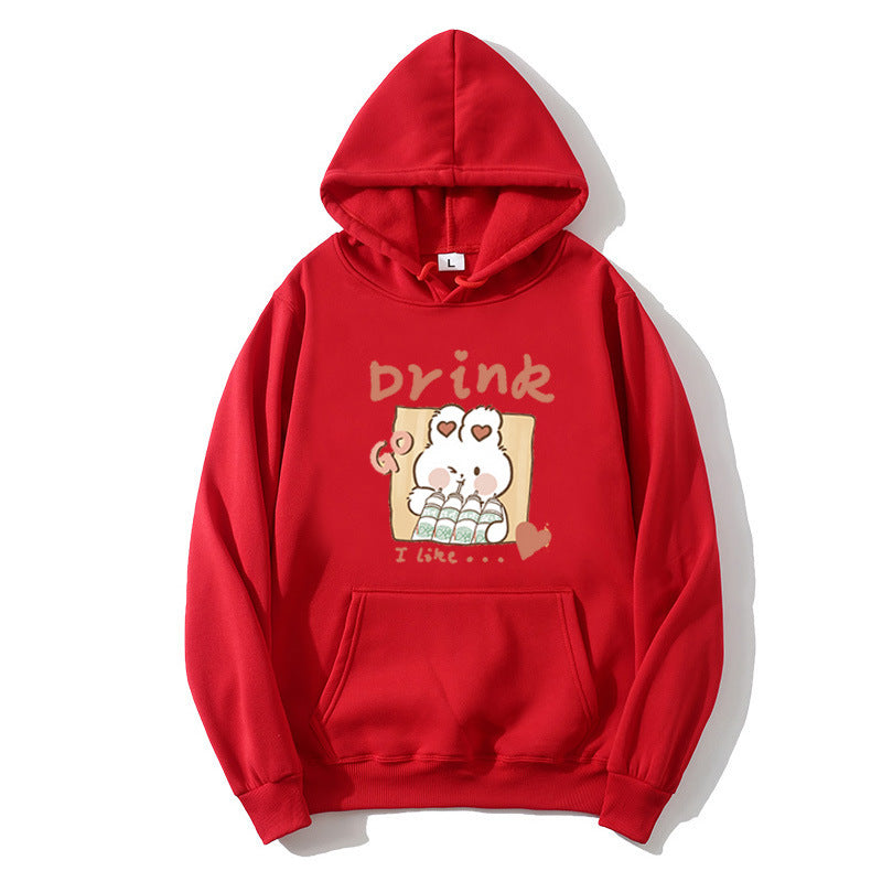 Ladies' Hoodie with Cute Kitten Motif Skjora