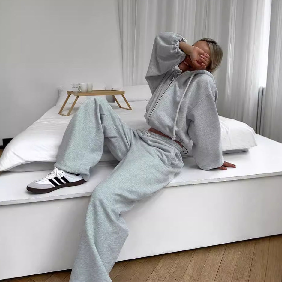 Dame casual hettegenser og vide bukser Skjora