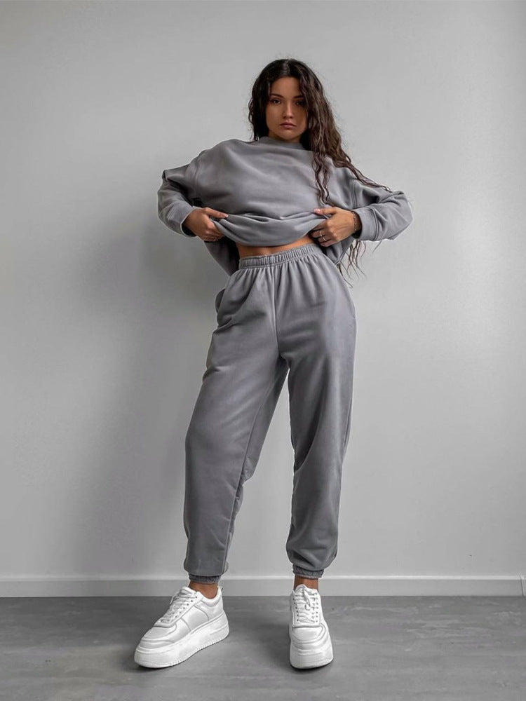 Kvinnenes komfortable joggedress med elastisk midjebånd og komfortabel passform Skjora