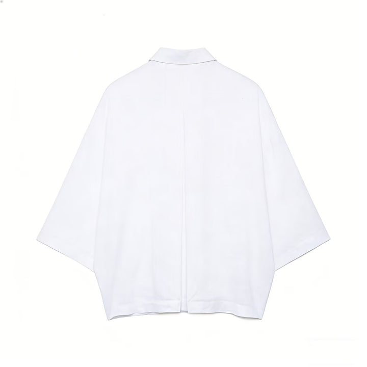 Damer Oversize Skjortebluse laget av mykt, pustende materiale Skjora