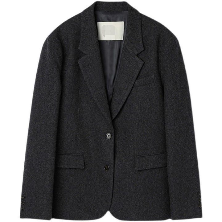Damer elegant kasse blazer laget av høy kvalitet stoff Skjora