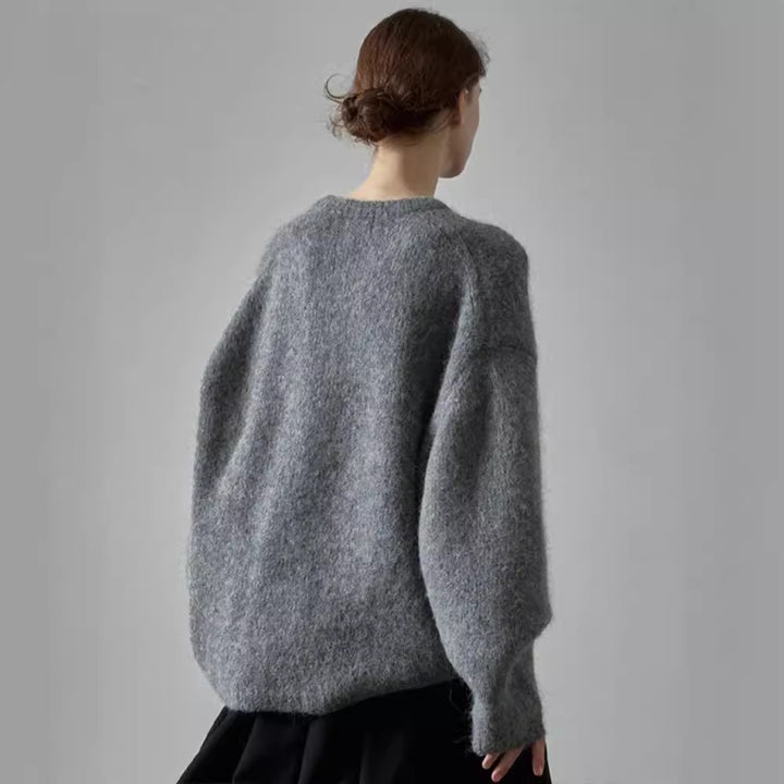 Damer Koseoversize-genser med mykt materiale Skjora