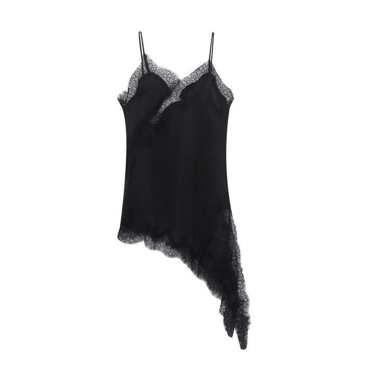 Dame asymmetrisk spaghetti-top Skjora