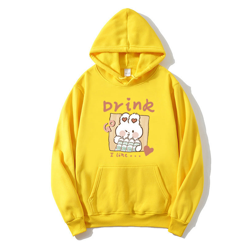 Ladies' Hoodie with Cute Kitten Motif Skjora