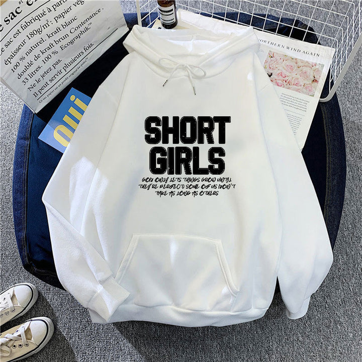 Women's hoodie with eye-catching lettering Skjora
