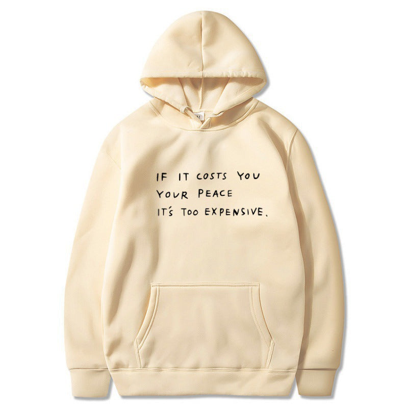 Dame hoodie med inspirerende sitat og komfortabel passform Skjora
