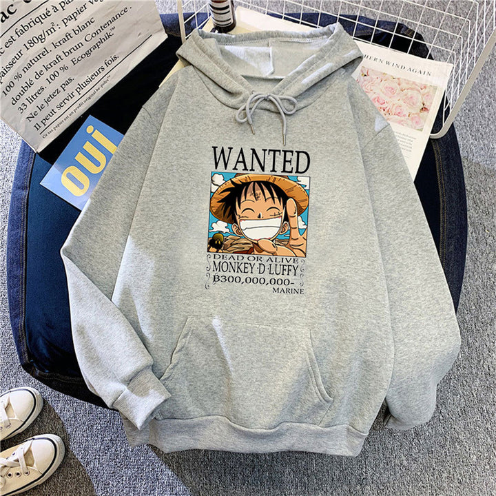 Dame hettegenser med kreativt tegneseriemotiv Skjora