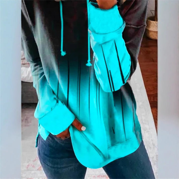 Kvinnehettegenser med stilfull gradient og unikt design Skjora
