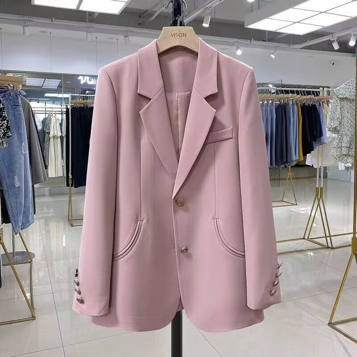 Dame Designer Blazer med elegant snitt Skjora