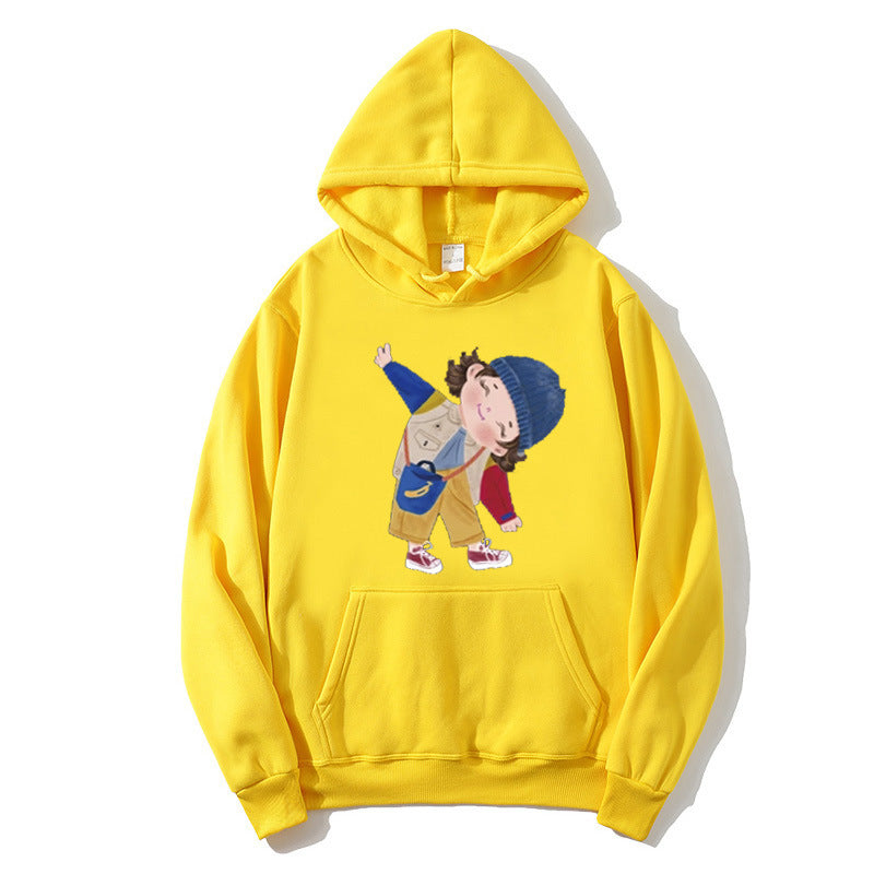 Damen Kapuzenpullover mit verspieltem Kinder-Design Skjora