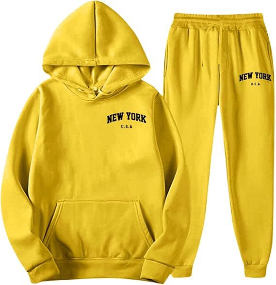 Women's Hooded Sweat Suit with high-quality material and modern lettering Skjora