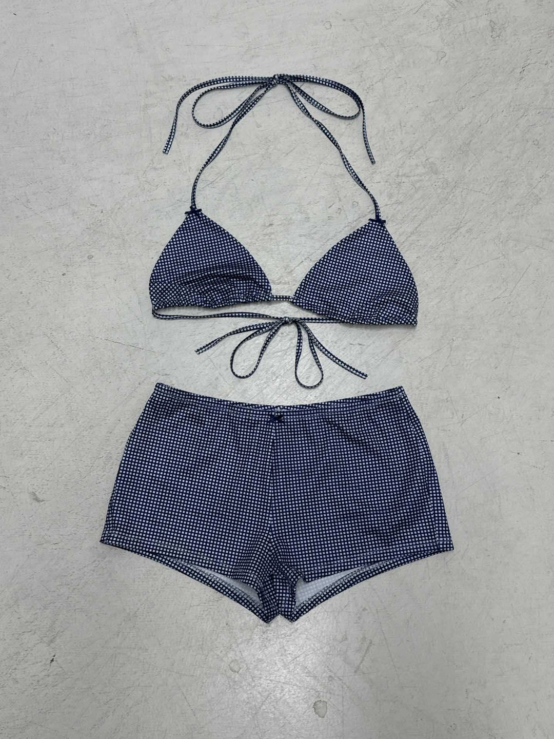 Dame Bikinisett med prikkete design og justerbare stropper Skjora