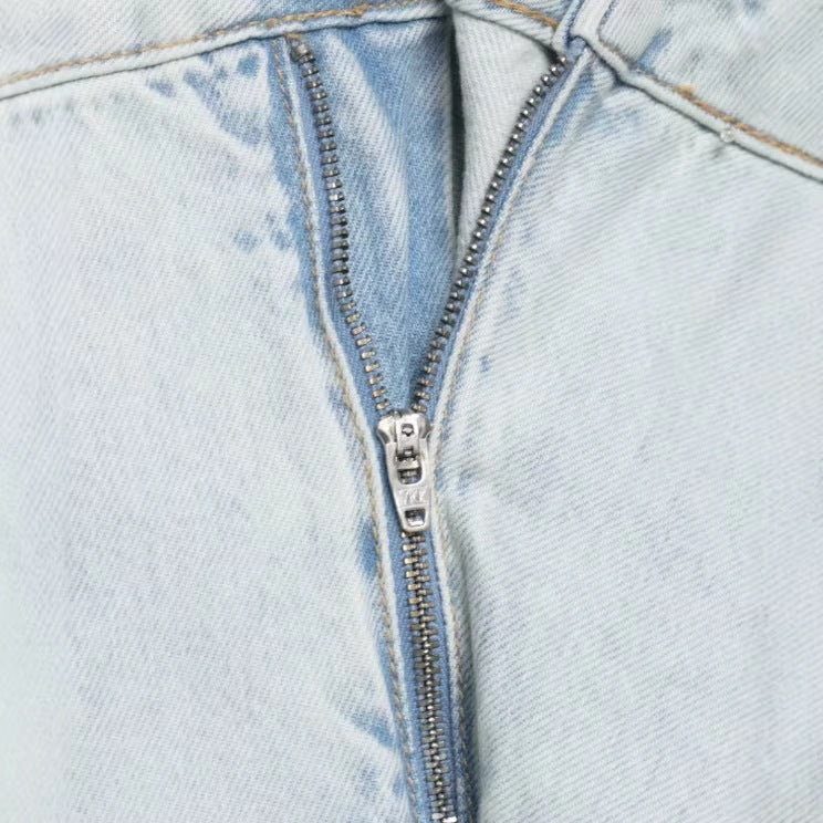 Dame Vidde Jeans i avslappet vindjakke-stil med utrolige sømmer Skjora