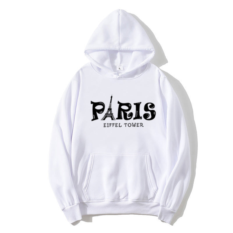 Damer hettegensere med kreativt Paris-motiv Skjora