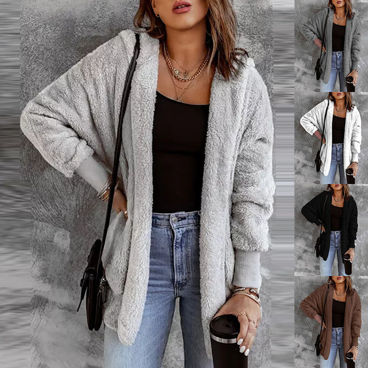 Dames oversized cardigan med mykt materiale og avslappet passform Skjora