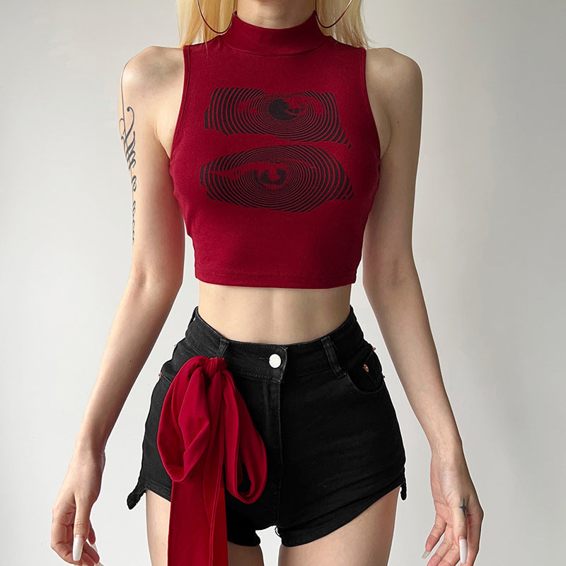Damer Sporty Crop-Top Skjora