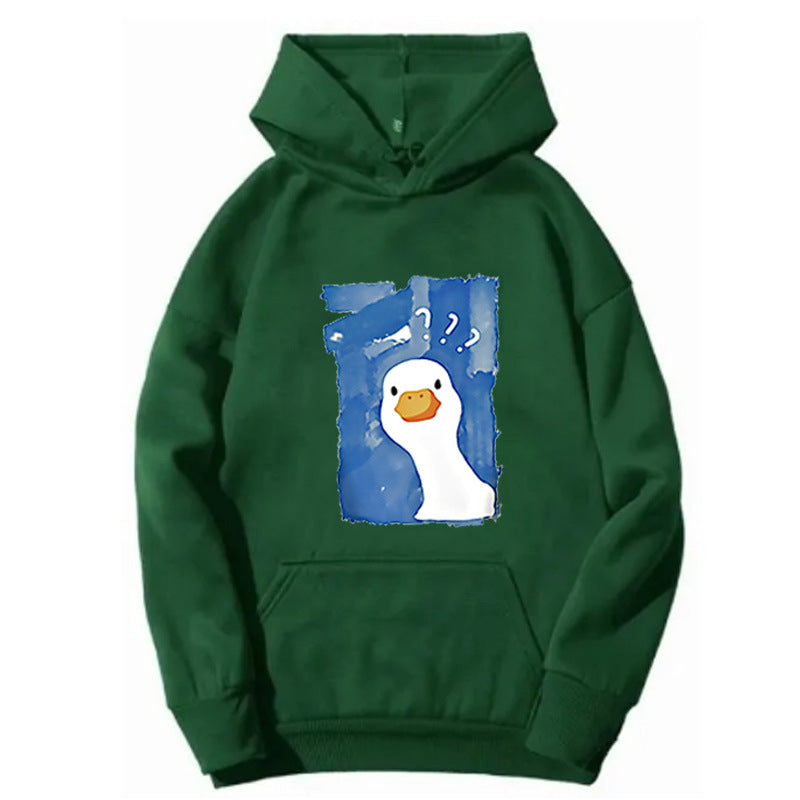 Damen Kapuzenpullover mit verspieltem Entenmotiv Skjora 1772613013
