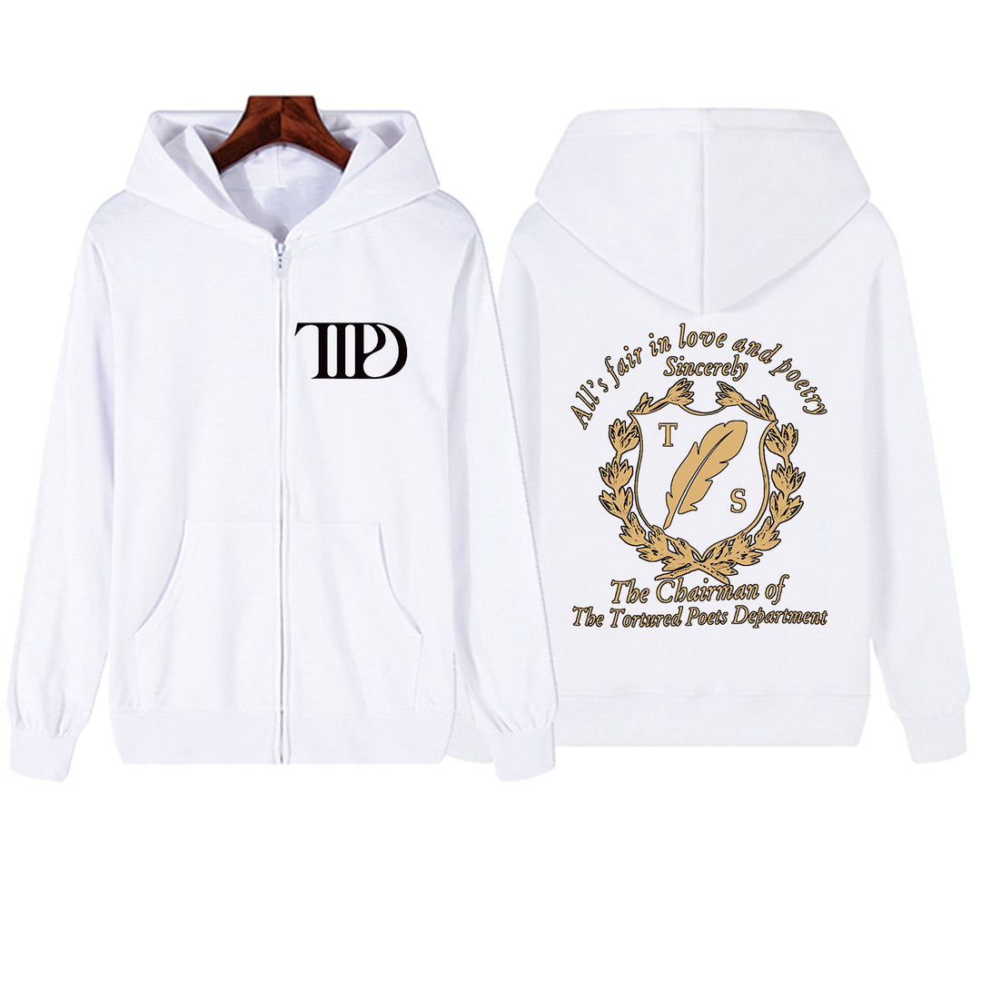 Kvinne fleece hettejakke med unikt design og komfortabel passform Skjora