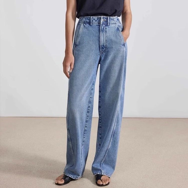 Damer Høyt skårne Mom-jeans Skjora