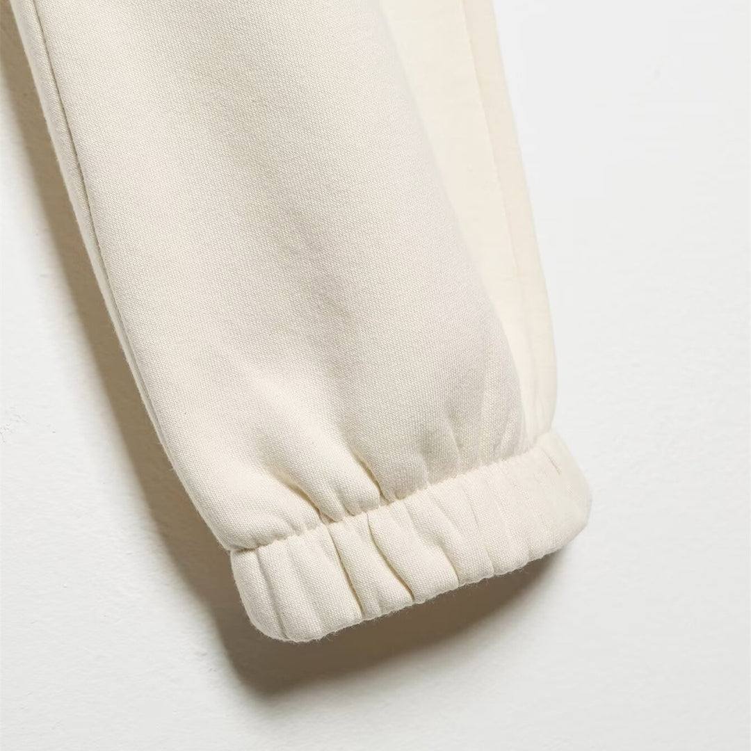Dame Sweatpants med behagelig elastisk midje og edel Michigan-trykk Skjora