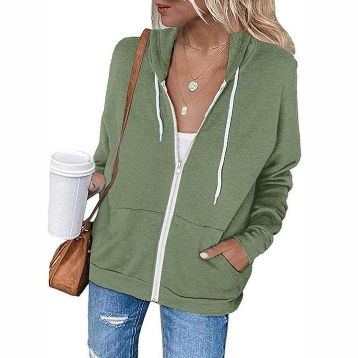 Dame casual zip-up hettegenser med praktiske lommer Skjora
