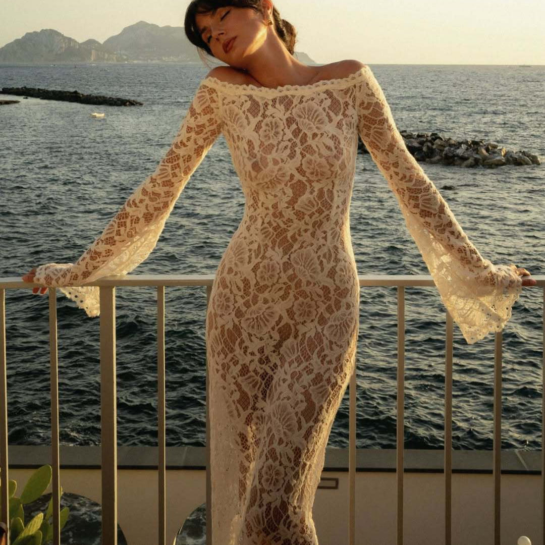Dame spisskjole med off-shoulder-design Skjora