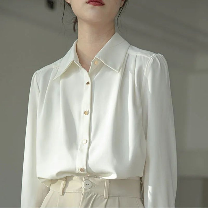 Kvinnes elegant skjorte bluse Skjora