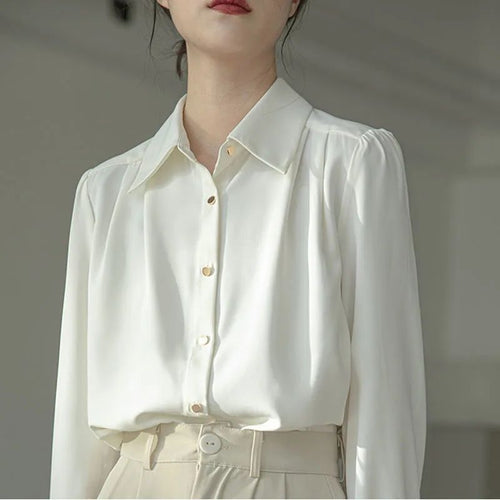 Kvinnes elegant skjorte bluse Skjora