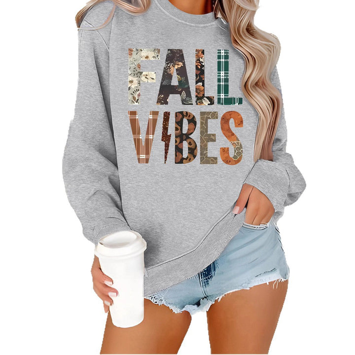 Kvinne sweatshirt med grafisk trykk og komfortabel passform Skjora