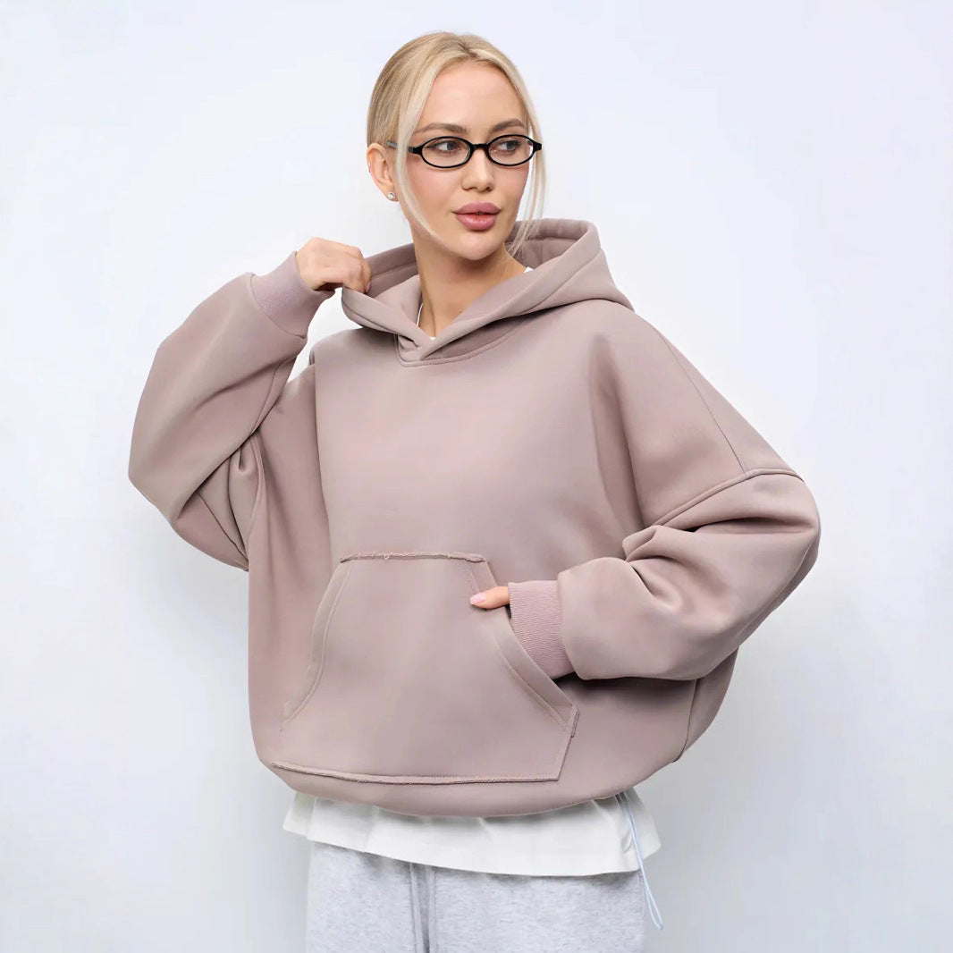 Kvinnens komfortable oversized hettegenser Skjora