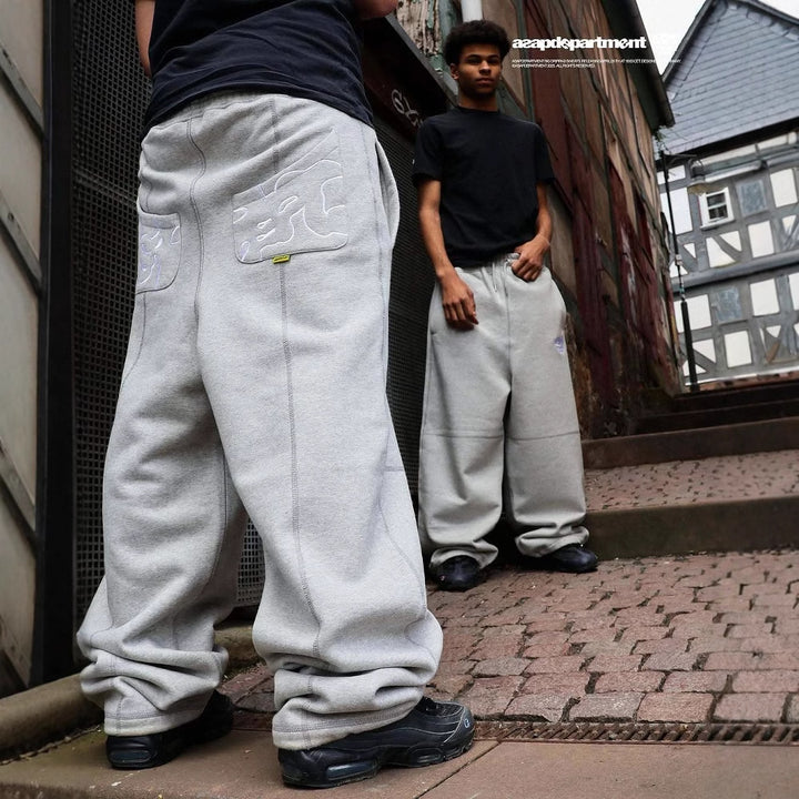 Dame sweatpants med innovativt design og trendy glidelåsdetalj Skjora