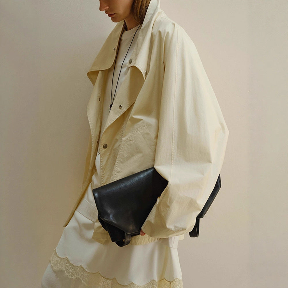 Dame elegant overgangsjakke i oversized snitt Skjora