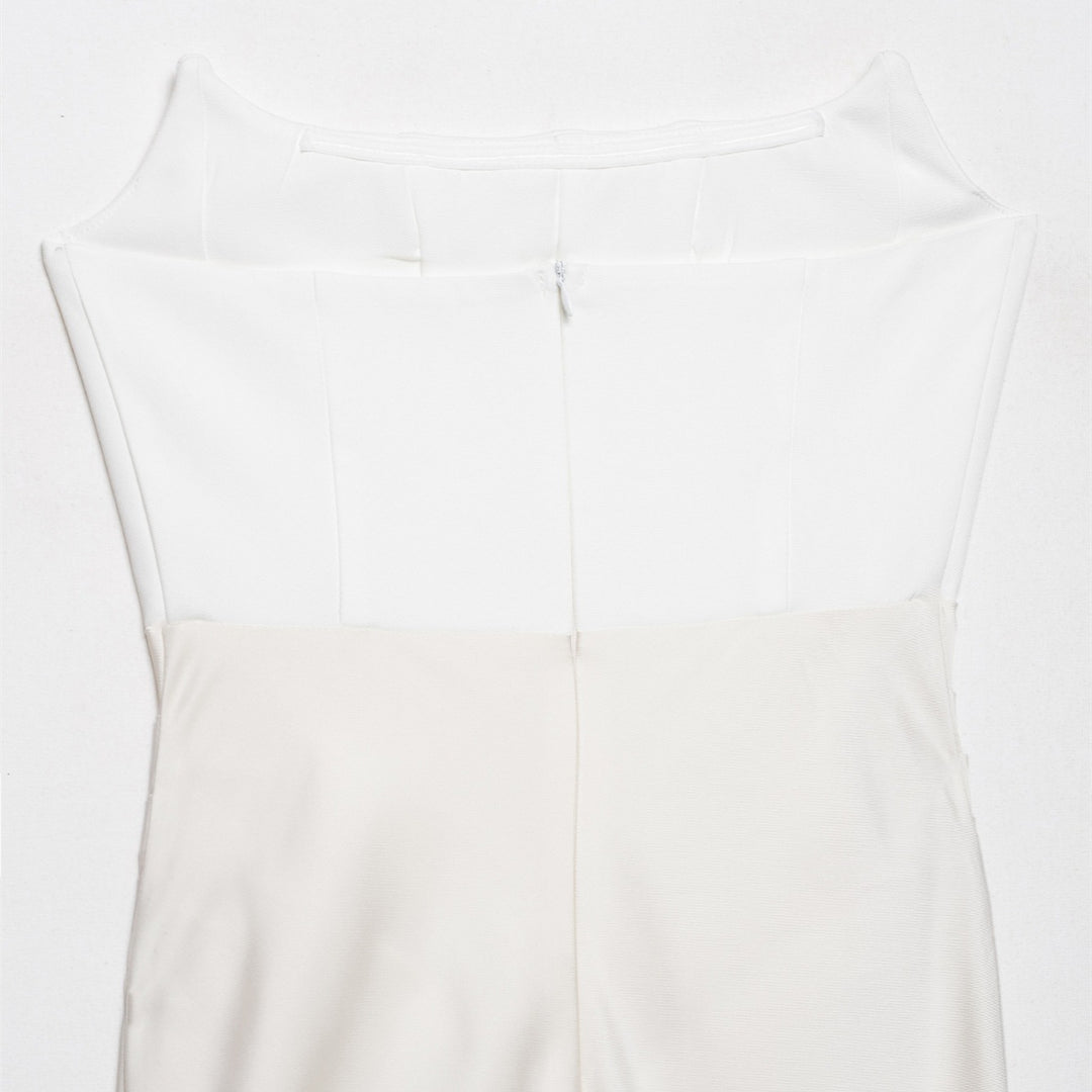 Dame lang satin aften kjole med elegant drapering Skjora