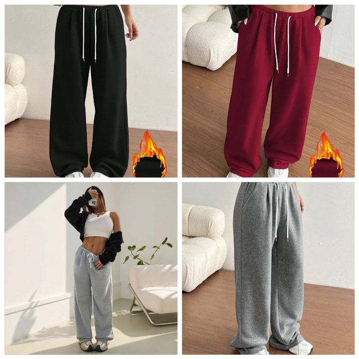 Kvinne komfortable sweatpants med en avslappet passform og sidelommer Skjora