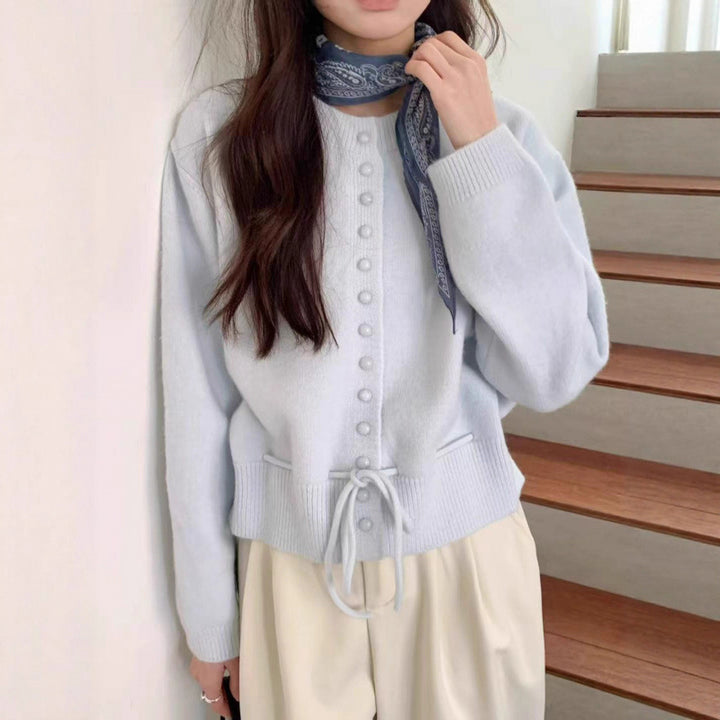 Dames casual cardigan med knapper Skjora