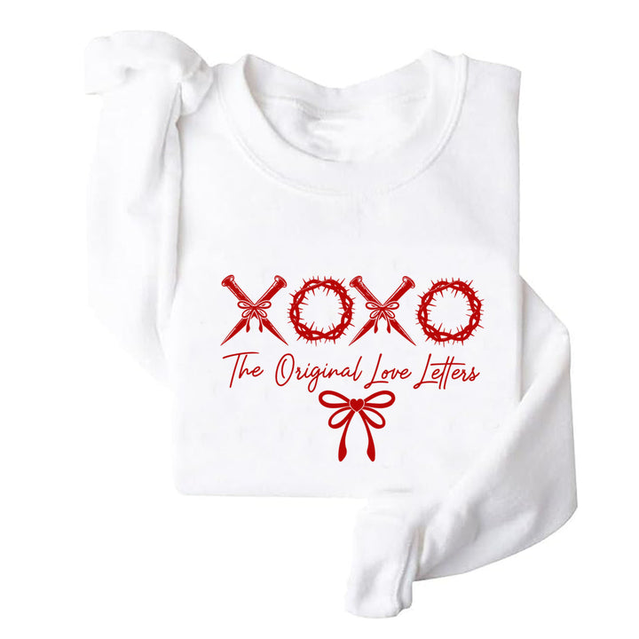 Dame avslappet genser med unik tekst og mykt materiale Skjora