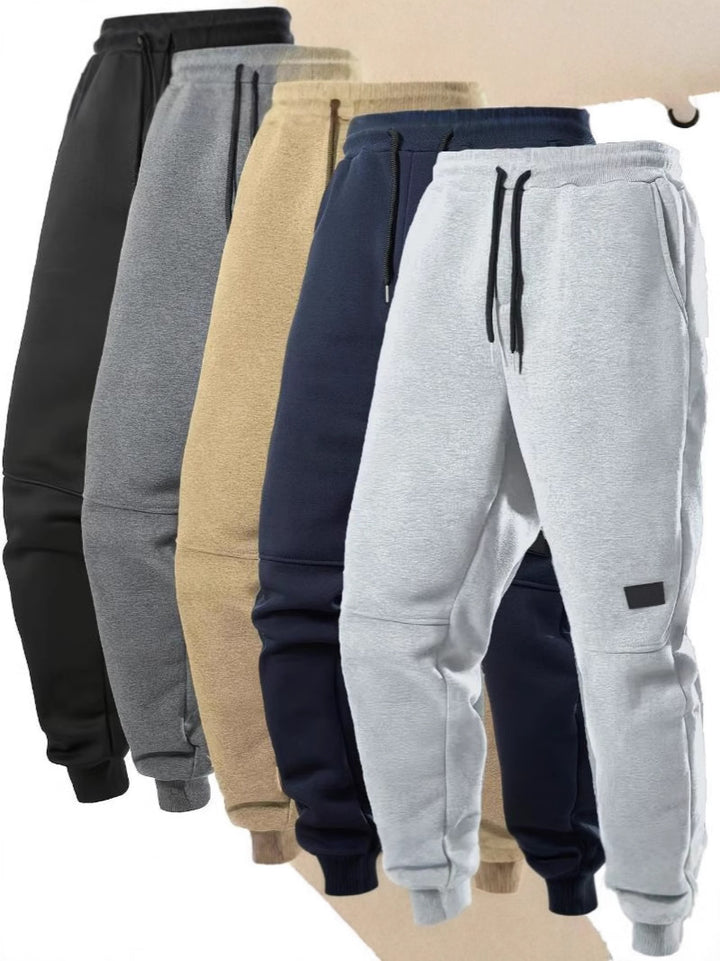 Kvinnors bekväma Slim-Fit joggers med sidfickor och elastisk midja Skjora