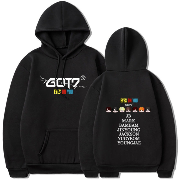 Dame hoodie med unikt GOT7 design og komfortabel passform Skjora